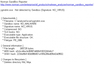 norman sandbox report